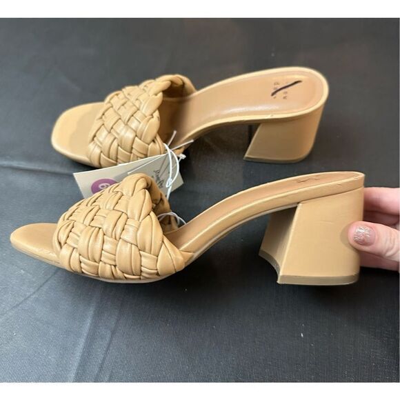 A New Day Women's Weave Chunky Open Toe Slip-On Sandals Size 6 1/2 - Picture 1 of 6